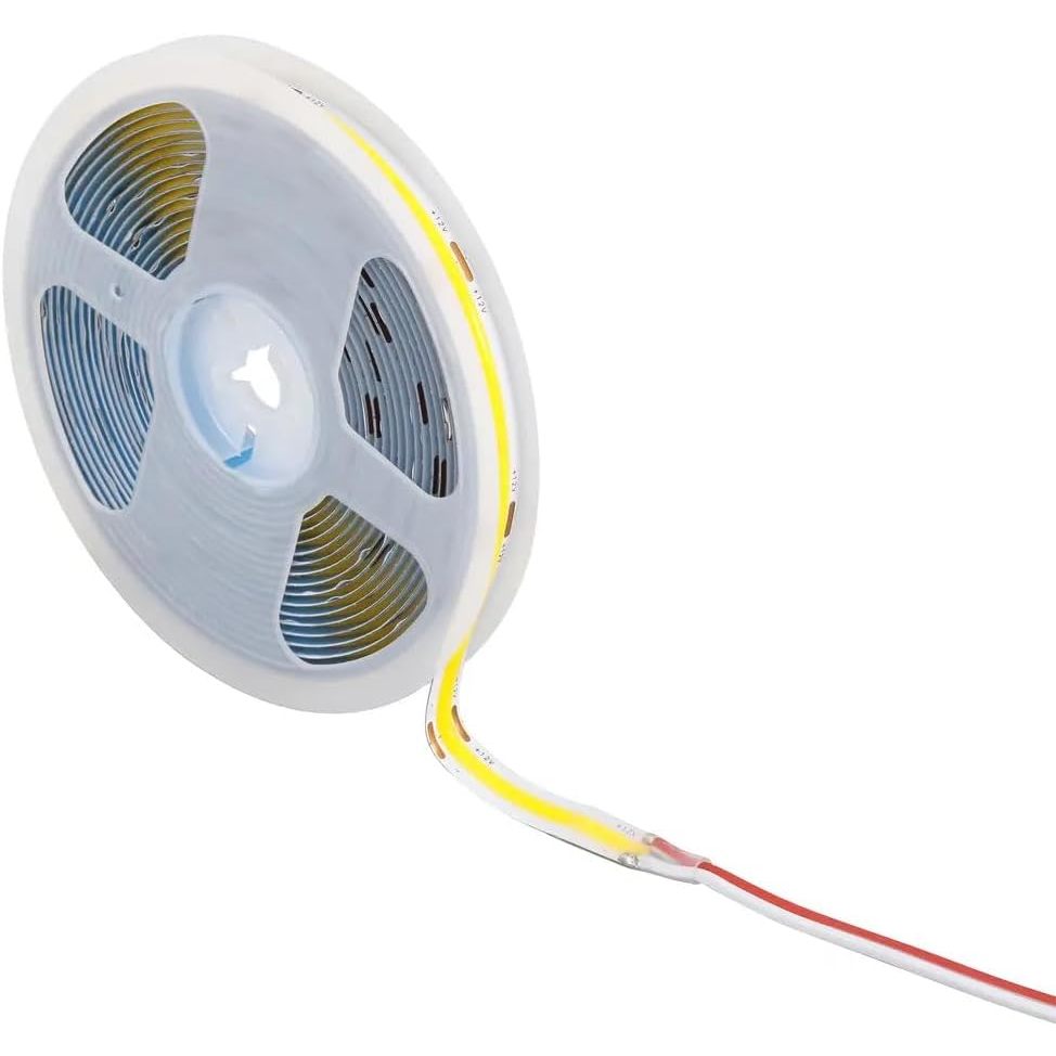 Fita Led COB 24V - 5 Metros 9W, 14W ou 20W - 2700k / 4000k e 6500k - IP20 - até 1800 Lúmens Gaya - Home & Living