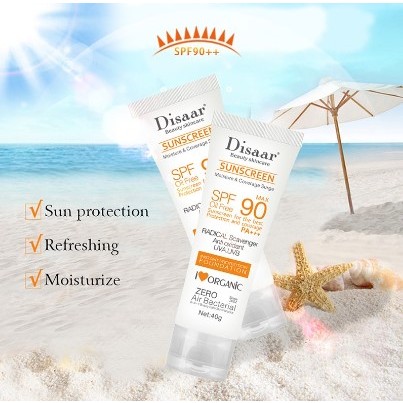 Disaar Creme Protetor Solar Facial Spf Max 90 E Leo Spf90 + 40g em Oferta na Shopee