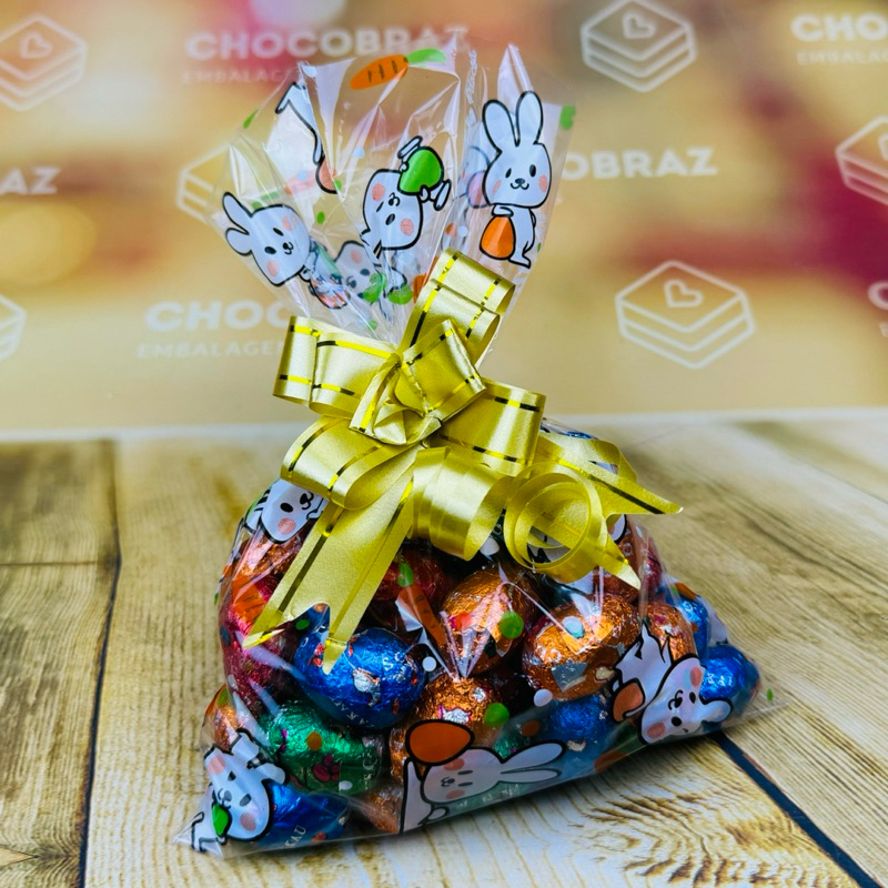 KIT SACOS DECORADOS PÁSCOA 2025 SAQUINHOS PÁSCOA P/M/G/GG em Oferta na Shopee