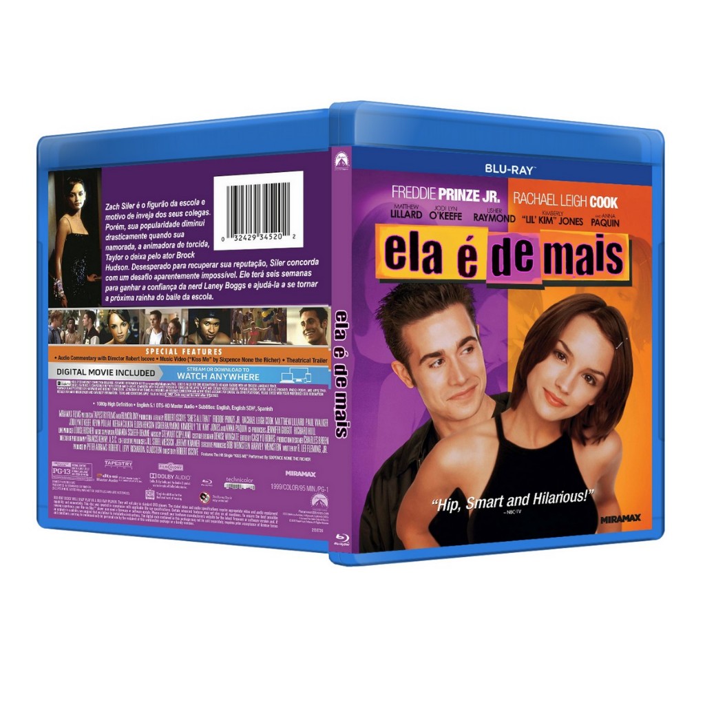 Blu-ray: Ela é Demais DUB/LEG [PERSONALIZADO]
