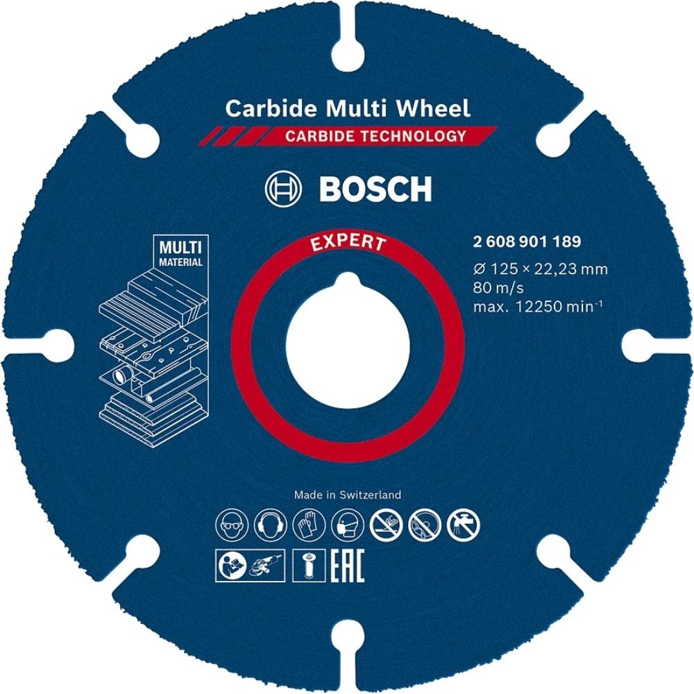 Disco de Serra Expert 125 MM Multi Material Carbide Multi Whell BOSCH em Oferta na Shopee