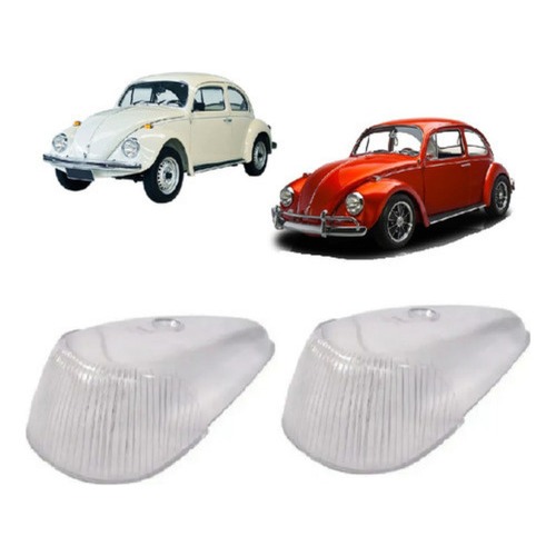 Par Lente Diant. Vw 1200/1300/1500 - Cristal/ Âmbar