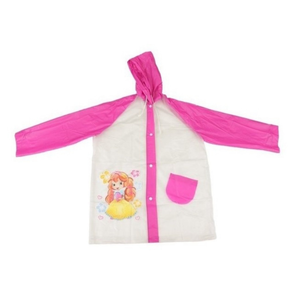 Capa De Chuva Infantil Colorida De Personagens - Chl - Pvc