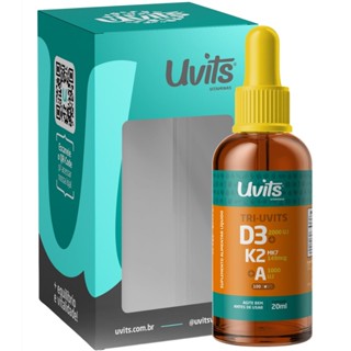 Tri-Uvit - Vitamina D3 2000ui + K2 MK7 + A1000ui 20ml - Uvits