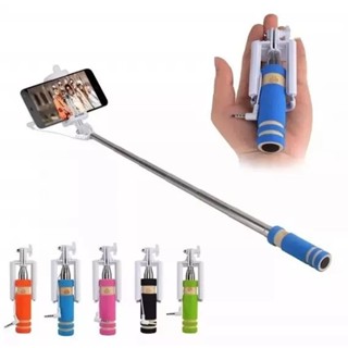 Pau De Selfie Retrátil De Mão P/ Celular Mini Monopod