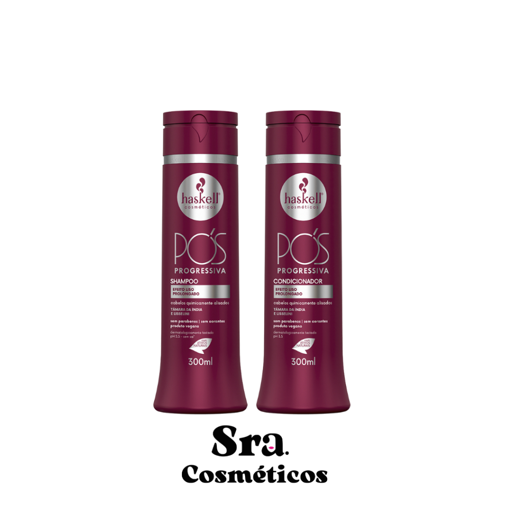 Shampoo e Condicionador Pós Progressiva 300ml Haskell Kit