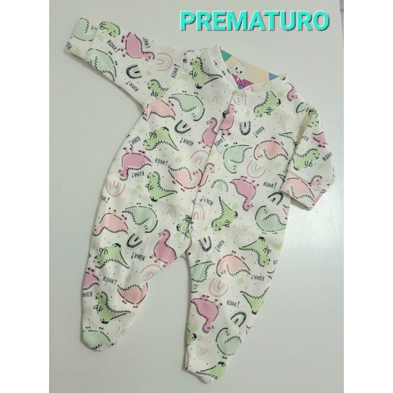 MACACÃO PREMATURO ESTAMPADO PARA MENINA OU MENINOS. 100% ALGODÃO. ROUPA DE BEBE. MATERNIDADE