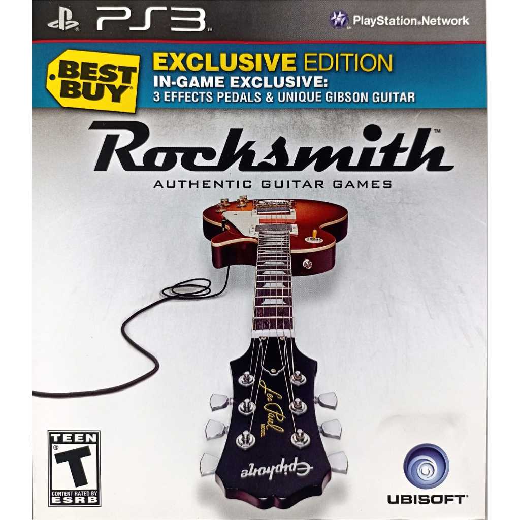 Rocksmith Authentic Guitar Games PS3 Mídia Física Original