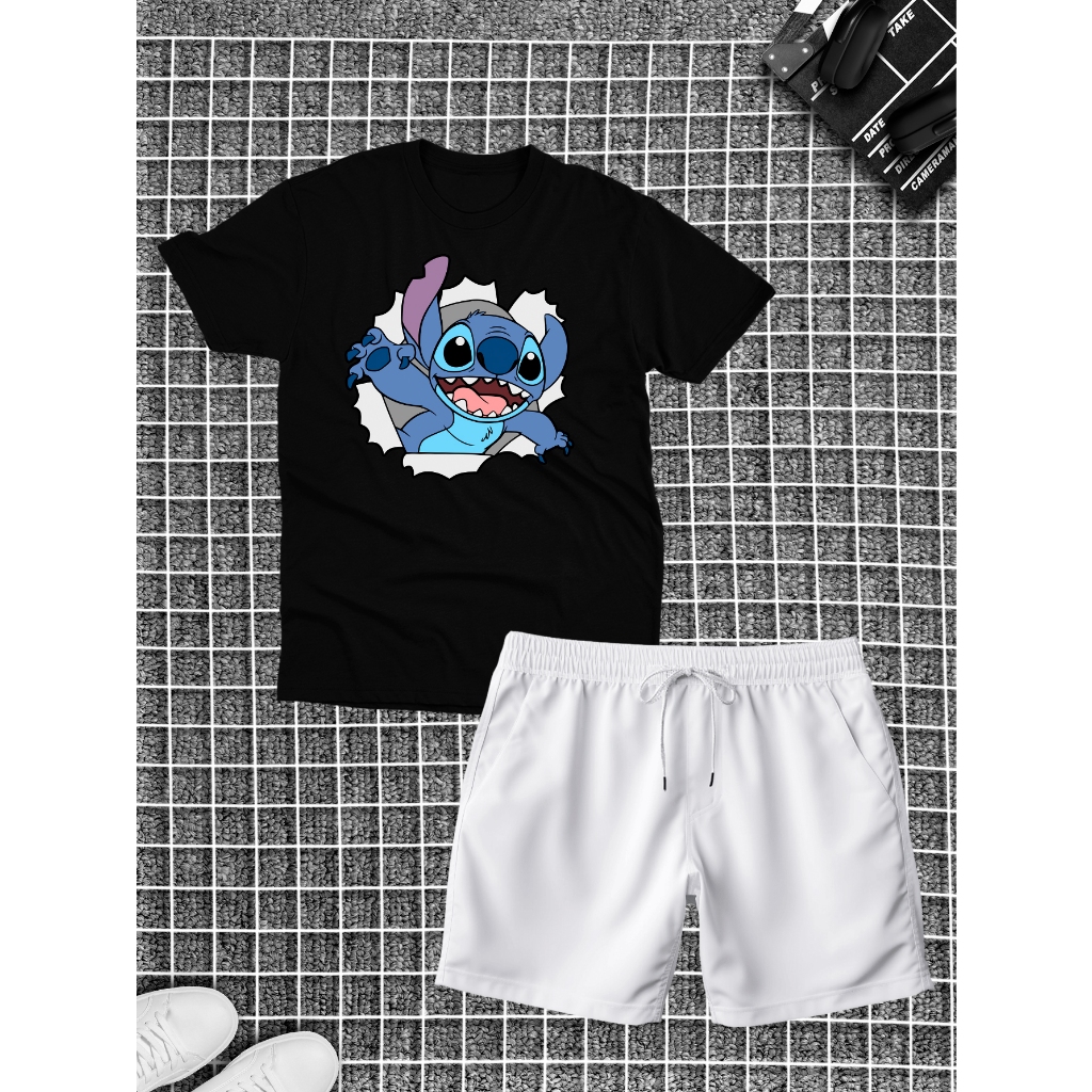 Conjunto Camiseta Estampada e Bermuda Tectel Street AZ 5166