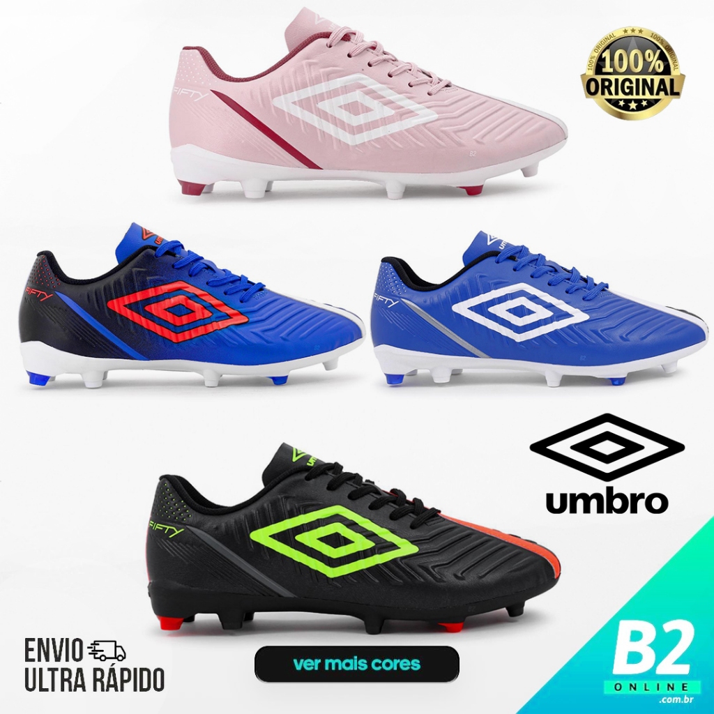 Chuteira Campo Umbro Fifty 4 Masculina Original com Nota Fiscal e Garantia
