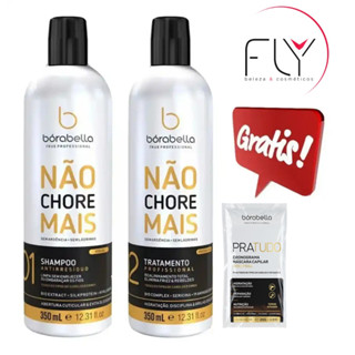 Escova Progressiva Não Chore Mais Borabella Kit 2x350ml.