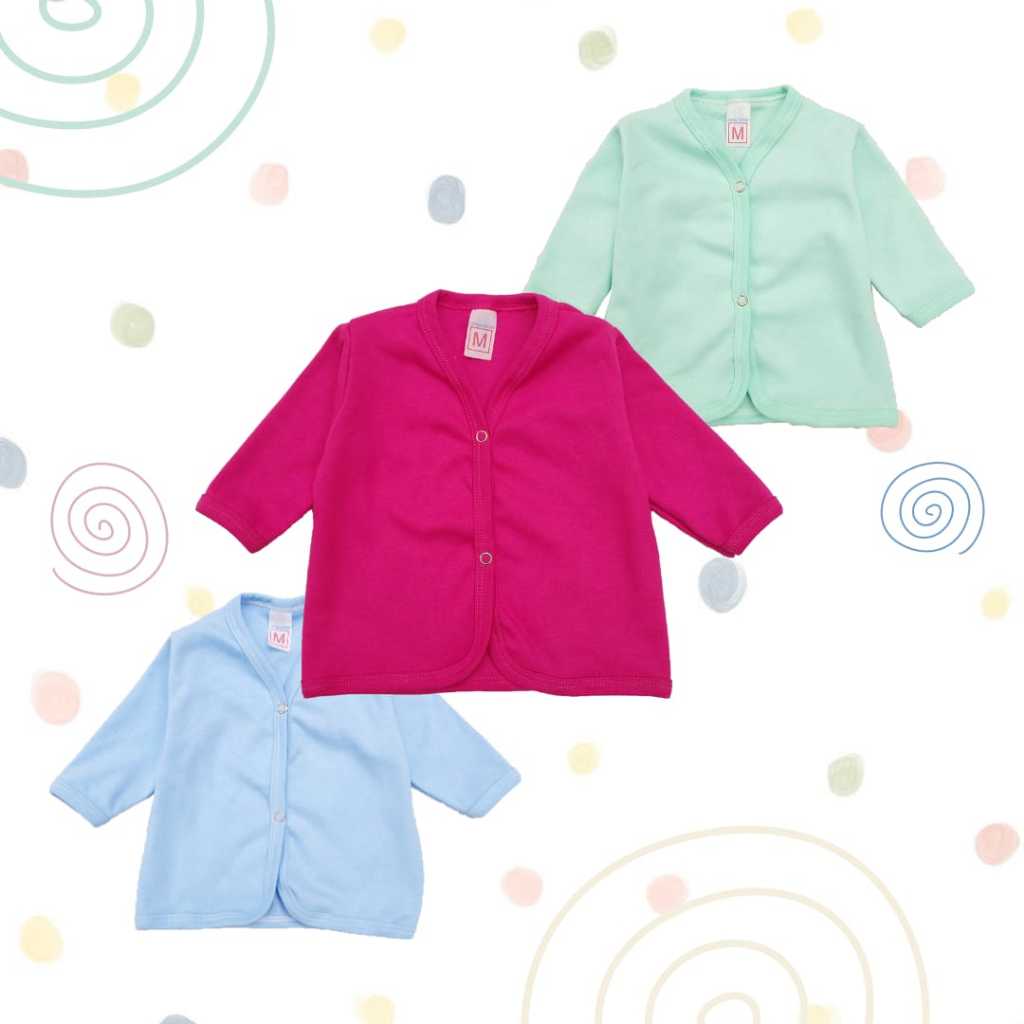 Casaquinhos Bebê Cores Variadas (Suedine 100% Algodão) NOVIDADES