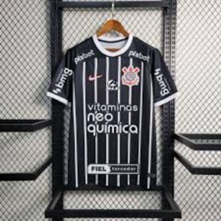 CAMISA DE TIME 23~24 corinthians preta mega lançamento de camiseta de FUTEBOL