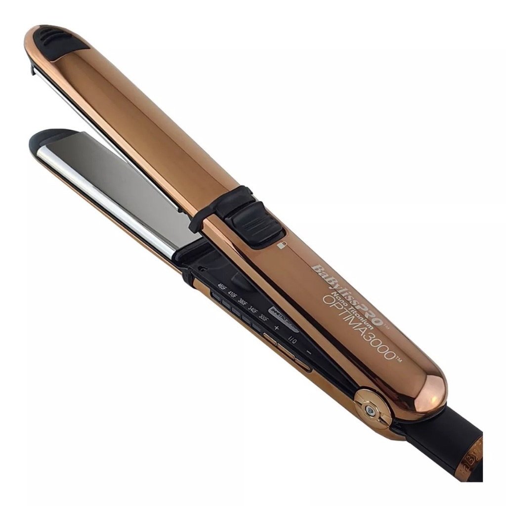 Prancha Optima 3000 Rose Gold Babyliss Pro 465ºf Lançamento 110v