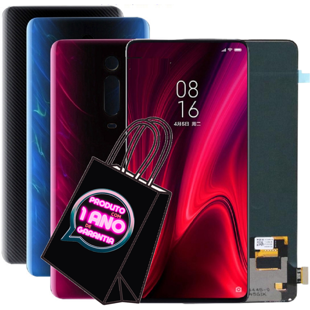 Tela Frontal + Tampa Traseira Compatível Xiaomi Mi 9t / Redmi K20 Touch Display + Full Hd! em Oferta na Shopee