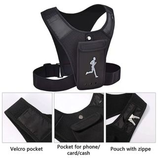 Colete Ajustável Suporte De Celular Correr Refletivo Trilha Esportivo em Oferta na Shopee