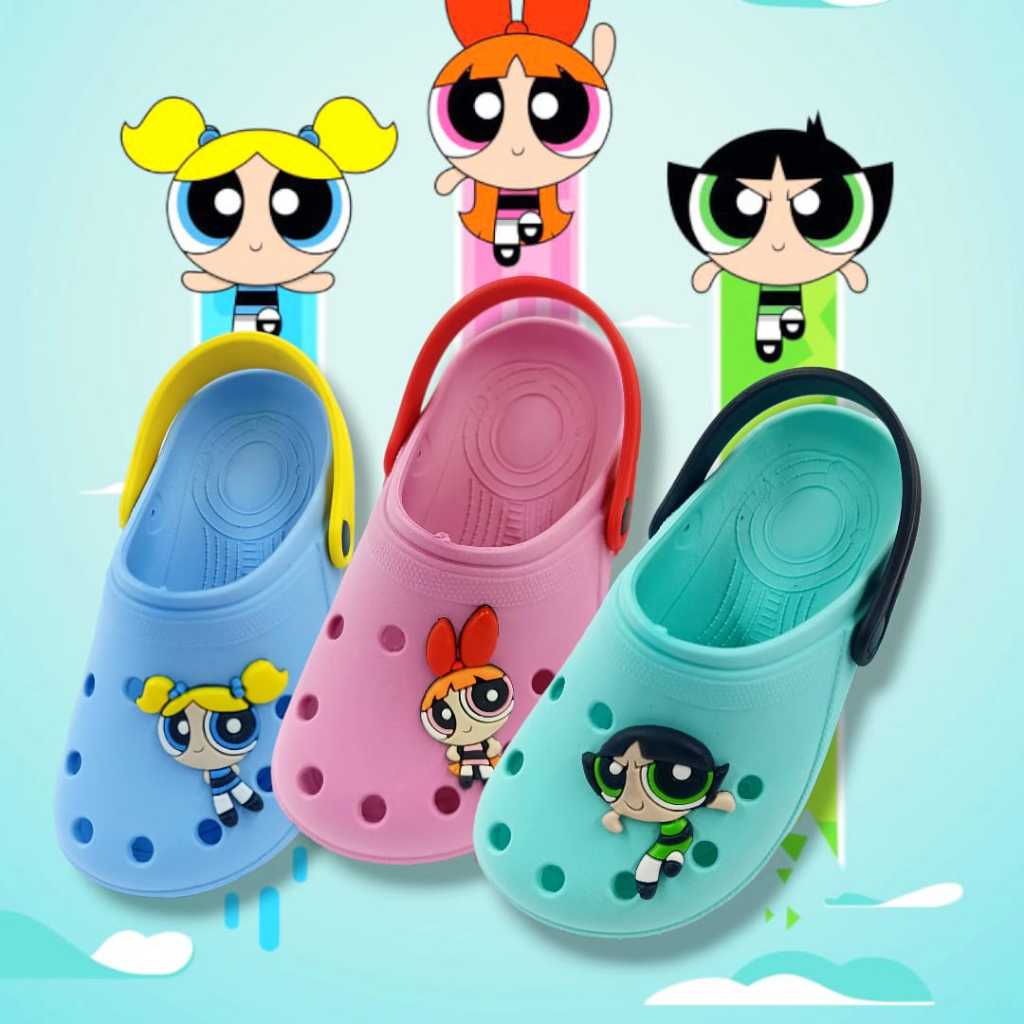 Sandália Infantil Crock Meninas Super Poderosas