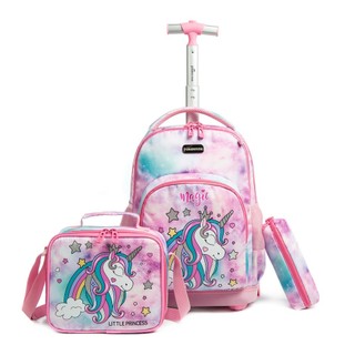 Kit Mochila Estojo e lancheira Escolar Infantil Feminina Menina Menino em Oferta na Shopee