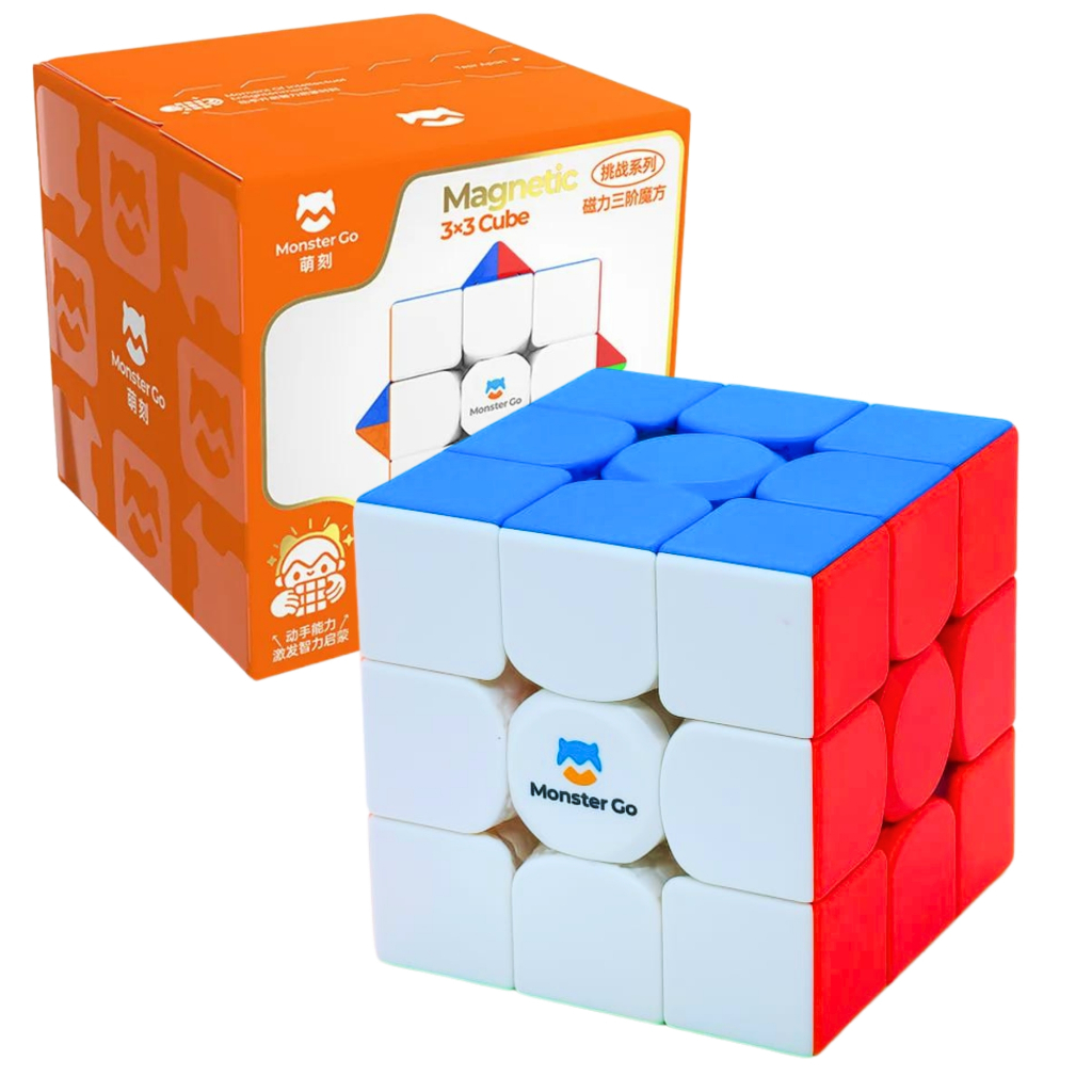 Cubo Mágico Profissional 3x3x3 Gan Monster Go Magnético