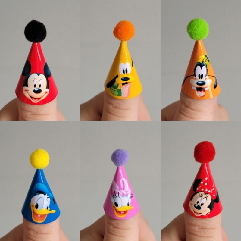 Mini Chapéus para docinhos personagens/ kit