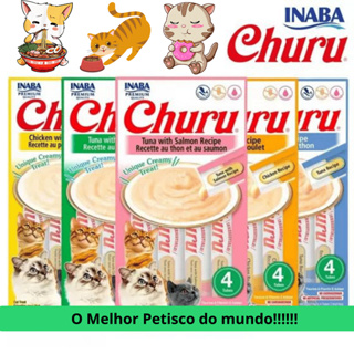 Petisco Churu Patê para Gatos - OFERTA VALIDADE CURTA Val 05/2026 em Oferta na Shopee