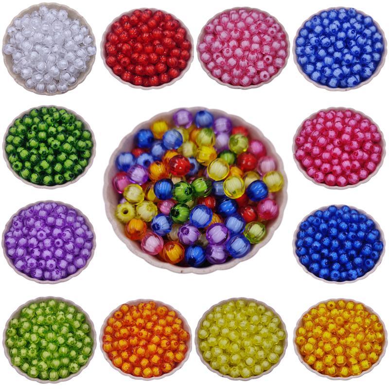 Miçanga Bola miolo branco Sextavada 8mm de Cristal/ Acrílico/ Pacote Com 30 Gramas/ 130 unidades em Oferta na Shopee