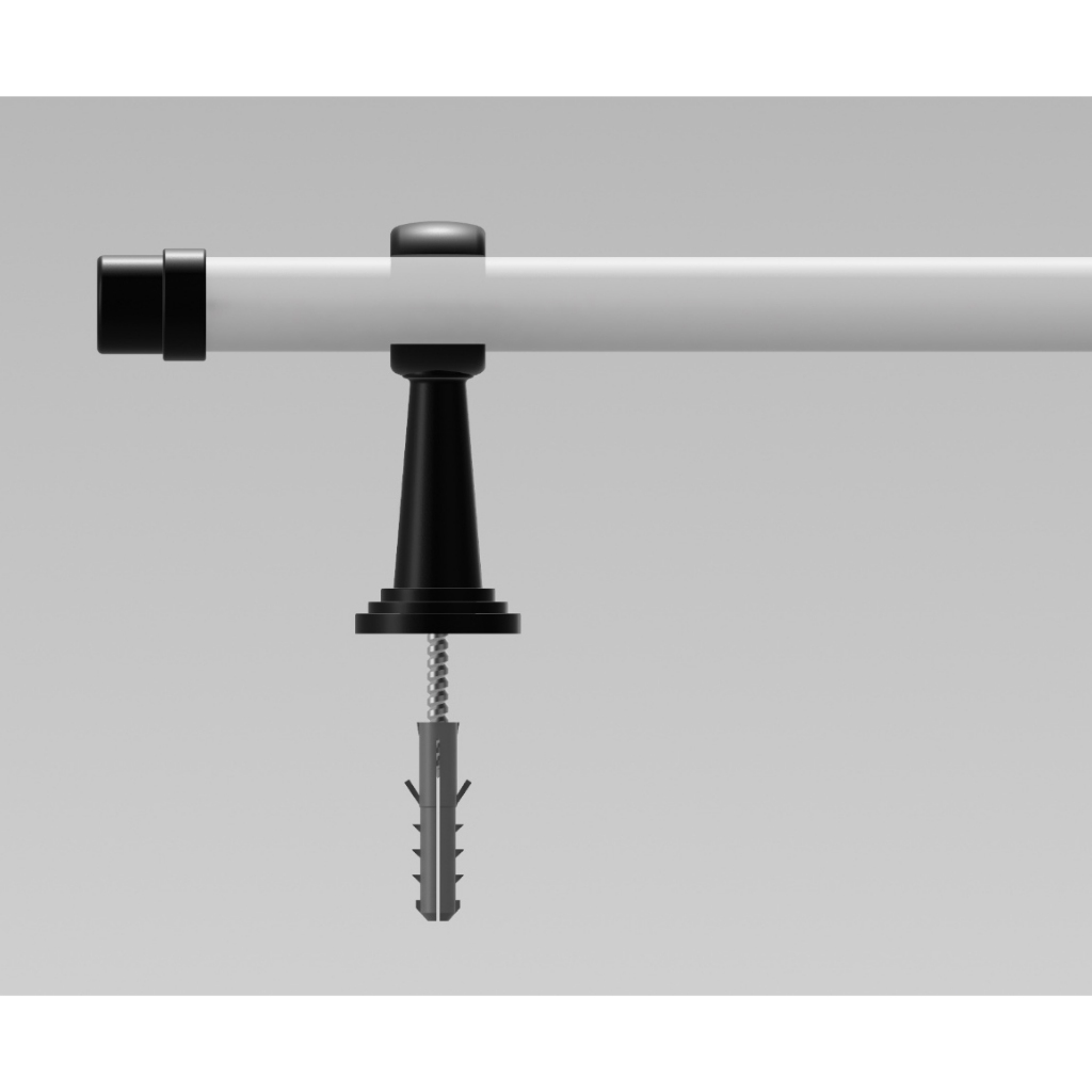 Varão de cortina 1,50mt19mm;sala quarto cozinha. janelas em Oferta na Shopee