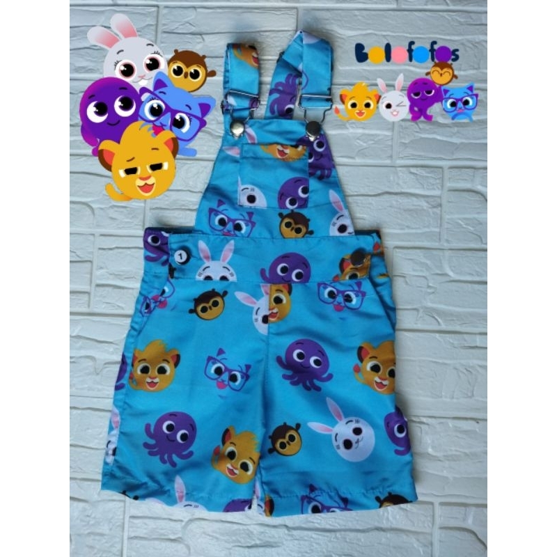 roupa Bolofofo jardineira menino e menina de 6 a 36 meses em Oferta na Shopee