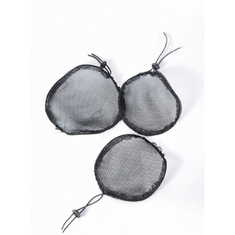 10 Base tela Rede confecção aplique rabo de cavalo afropuff tule coque
