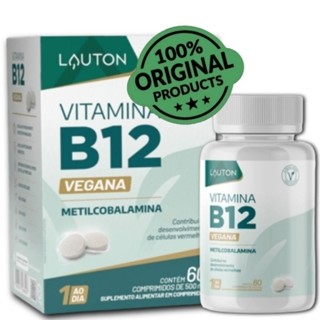 Vitamina B12 Lauton (metilcobalamina) - 60 Comprimidos Original