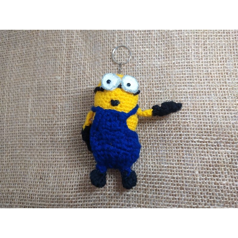 chaveiro boneco pelúcia minion - meu malvado favorito - filme desenho acessório decorativo
