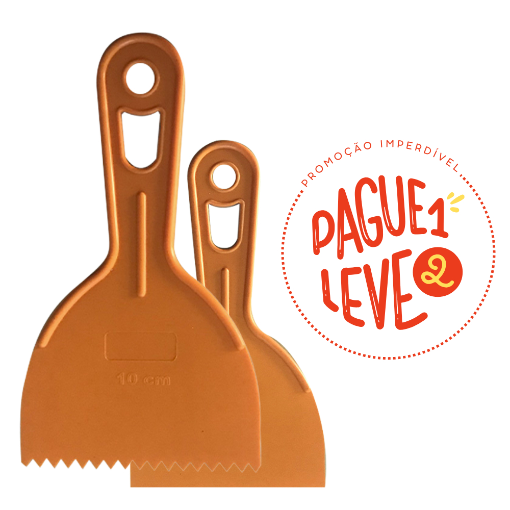 Espátula Ciapoxi Dentada e Lisa Para Resina Epóxi em Oferta na Shopee