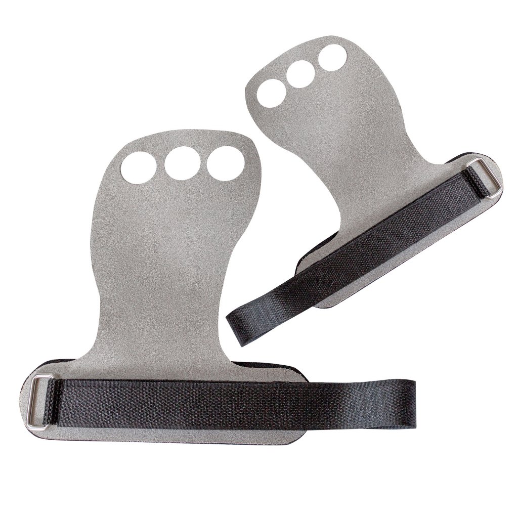 Grip Cross Fit 100 % Couro Premium Ajustável - Luva Palmar Hand Grip Crossfit