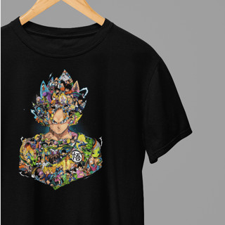 Camiseta Básica Unissex DRAGON BALL goku - gurreiros 100% algodão