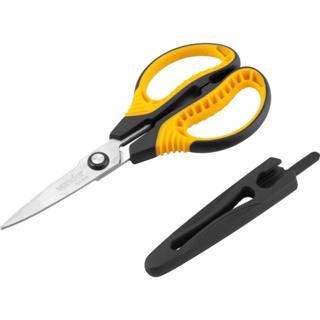 Tesoura uso geral reta com cabo plástico com revestimento emborrachado  TR 145 VONDER em Oferta na Shopee