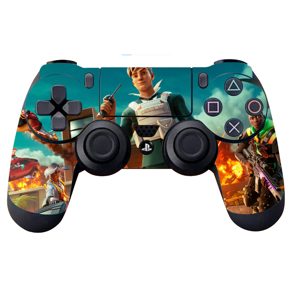 Skin adesiva Controle Playstation 4 Fat Pro Slim Ps4 Adesivo Fortnite Capitulo 4 Temporada 4 C4T4