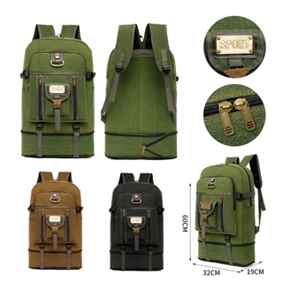 Mochila de Lona Masculina Grande Reforçada 50L Qualidad Resistênte RC-299 em Oferta na Shopee