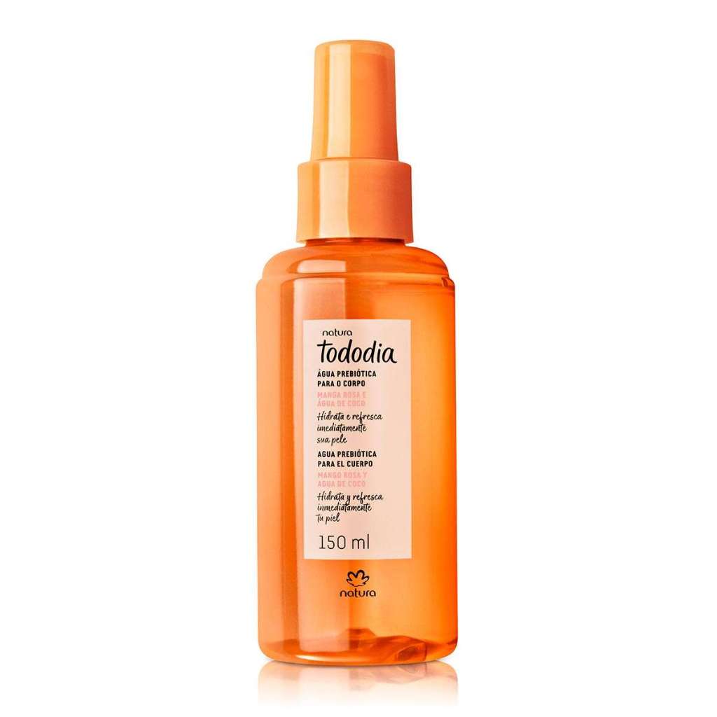 Água Prebiótica Para o Corpo Tododia Manga Rosa e Água De Coco - 150ml