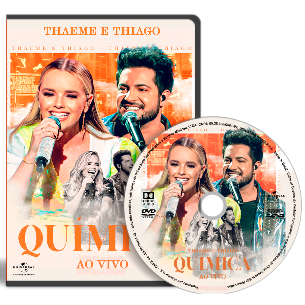 DVD - Thaeme e Thiago - Química Ao Vivo