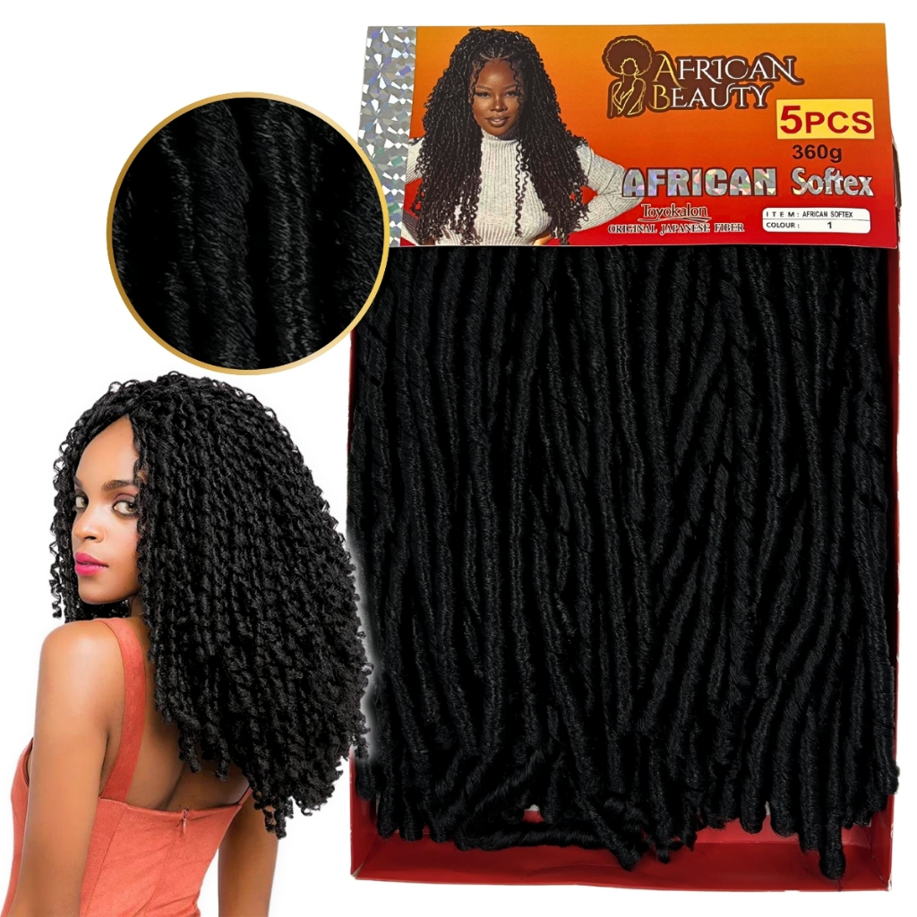 Cabelo Nina African Softex Aplique Cacheado Pacotão 360 gramas Crochet Braid