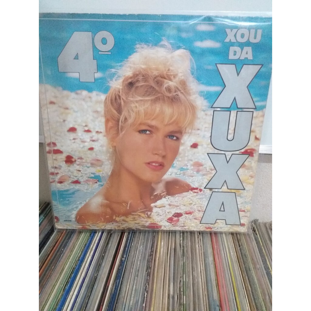 Vinil Xuxa - 4º Xou Da Xuxa ( Com Encarte) 1989 Lp