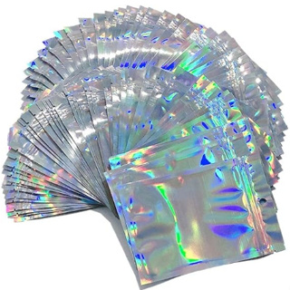 50 Unidades Saco Zip Lock Holográfico 12 x20 -50 unidades com furo em Oferta na Shopee