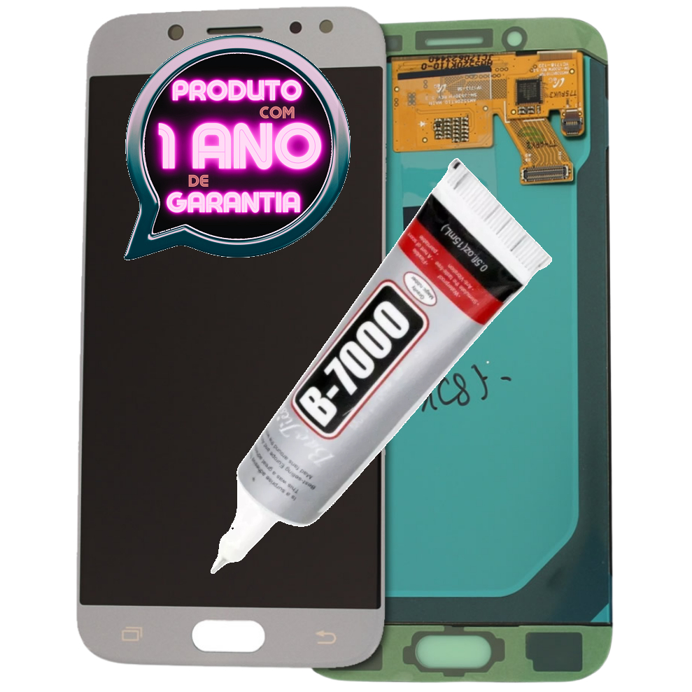 Tela Frontal Display Touch Compatível Galaxy J5 Pro J530 2017 + Lcd Premium Full Hd + Cola!