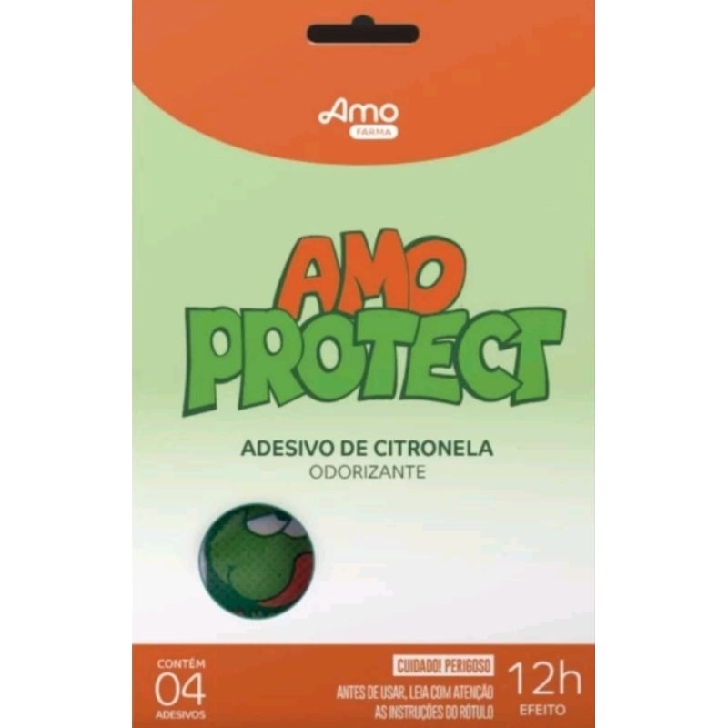 Repelente natural sai mosquito adesivo amo protect com 12 horas de proteção