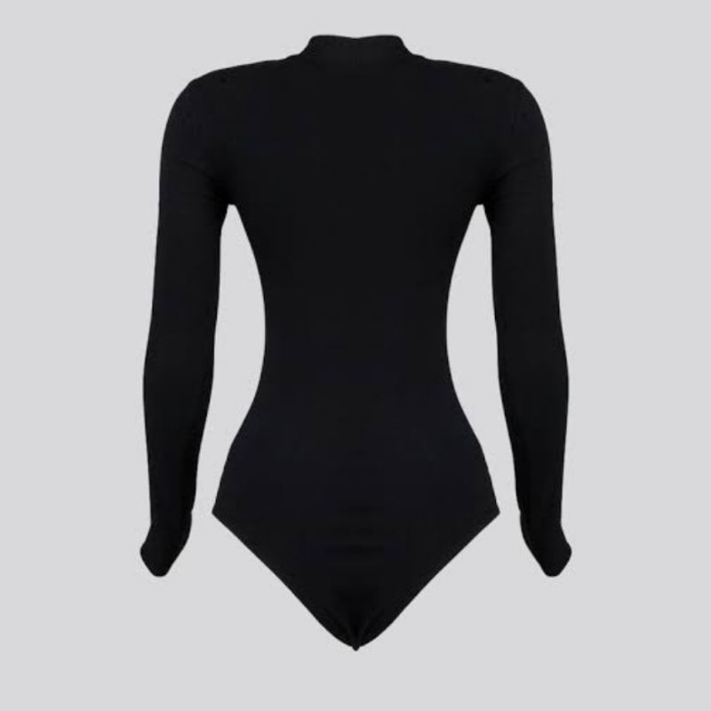 Body Básico Feminino Manga Longa Gola Alta 4 Estações