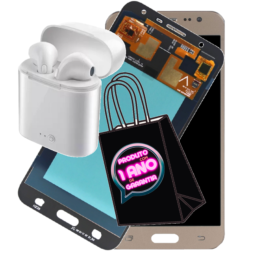 Tela Frontal Touch Display Compatível Galaxy J701 J7 Neo + Lcd Premium Full Hd + Fone!