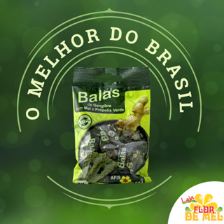 Balas de Gengibre com Mel e Própolis Verde 40g (Pacote) - Apis Flora em Oferta na Shopee