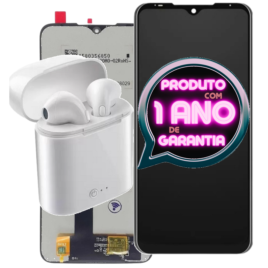 Tela Frontal Touch Display Compatível Moto G8 Play Xt2015 + Lcd Premium Full Hd + Fone!