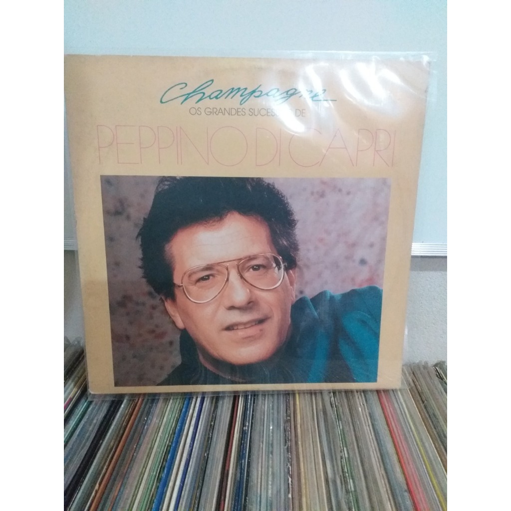 Vinil Champagne - Os Grandes Sucessos De Peppino Di Capri 1989 LP