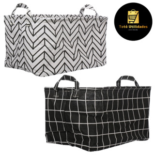 Cesto Organizador Multiuso Dobrável Retangular Tartan Classy 38x26cm